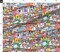 Italian Village Today European Quaint Italy Timeless Mediterranean Sicily Terraced Custom Printed Fabric by Spoonflower Various Fabrics by the Yard or Fat Quarter